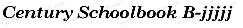 Century Schoolbook B字体转换